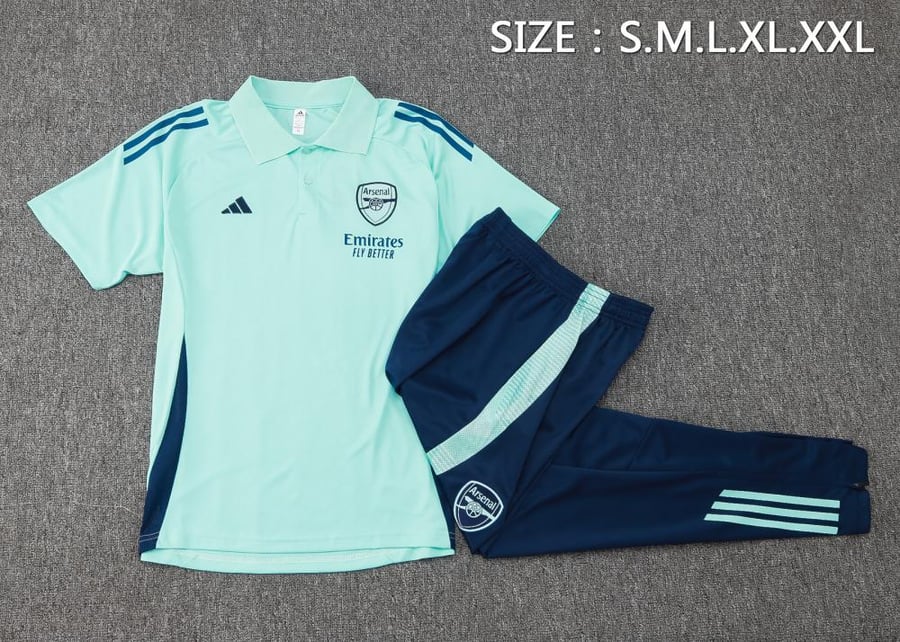 Summer training set polo Arsenal 2024-2025 sky blue