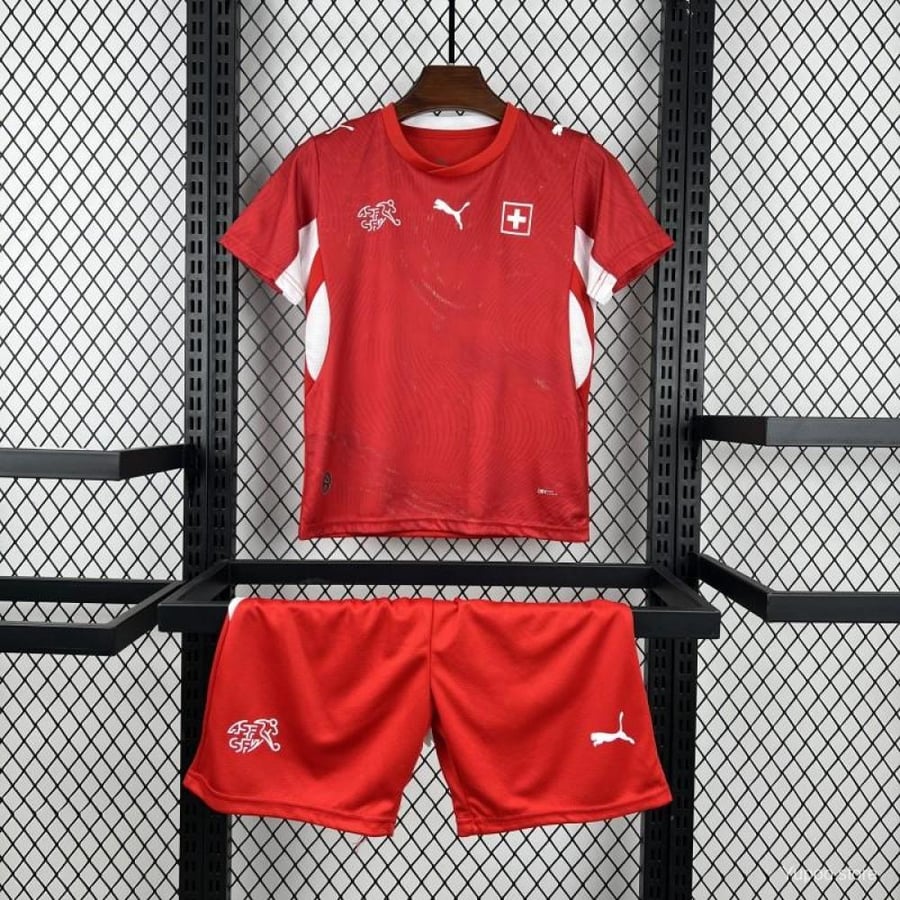 طقم منتخب سويسرا الاساسي 2025-2026 اطفال