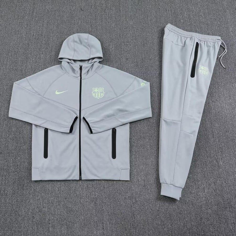 Barcelona jacket set 2025-2026 gray