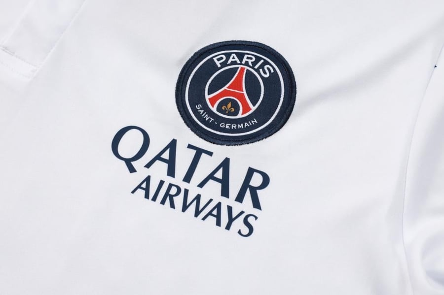 Summer training set polo Paris Saint-Germain 2024-2025 white 2