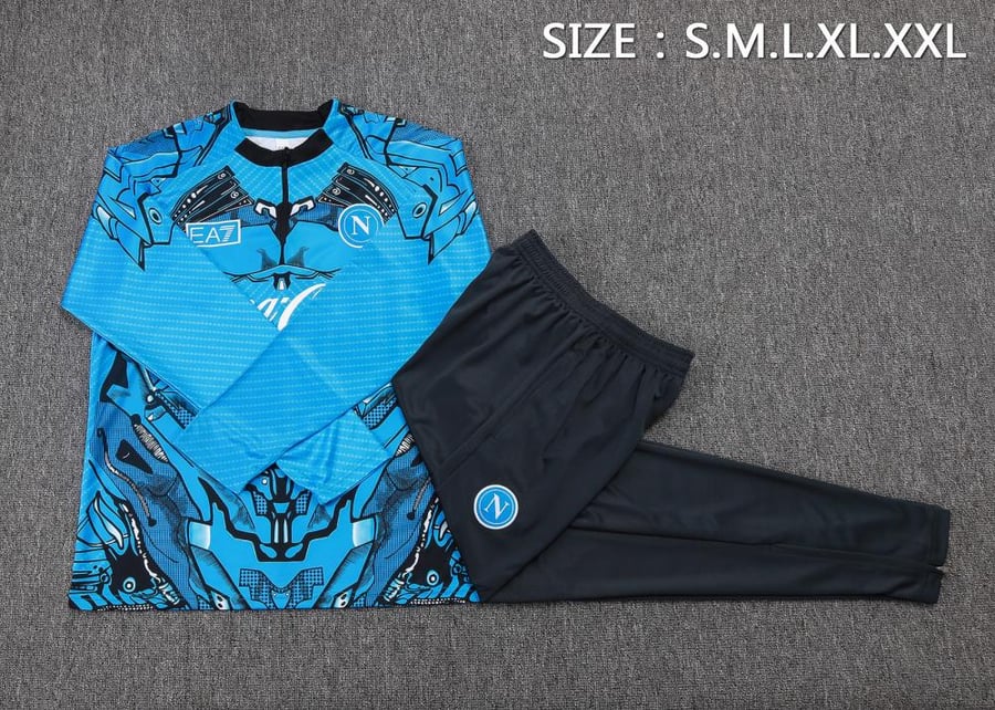 Winter training set Napoli 2025-2026 sky blue
