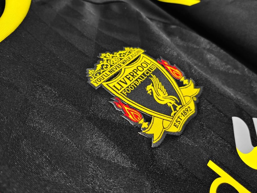 Liverpool kit for the 2010-2011 season, black