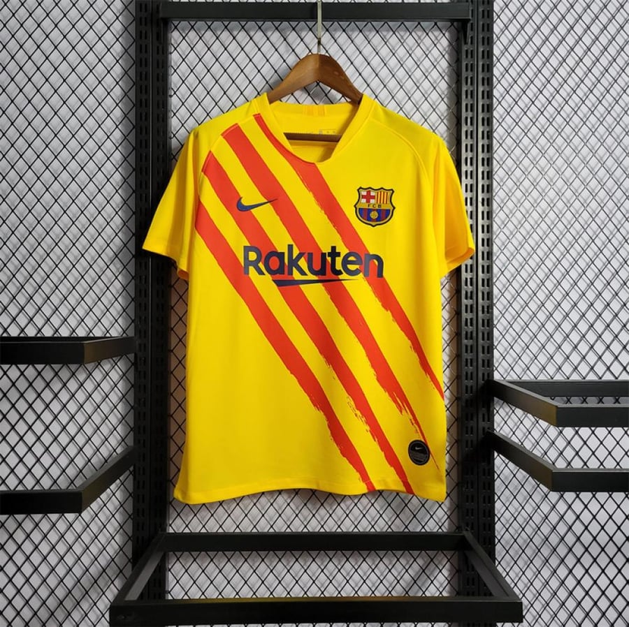 طقم برشلونة موسم 2019-2020 اصفر
