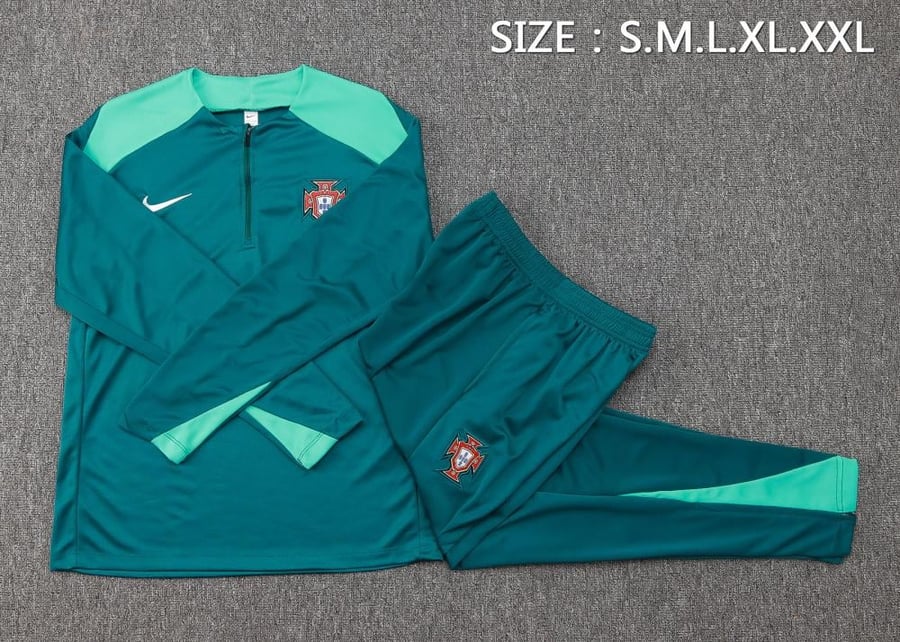 Portugal national team winter training set 2024-2025 green