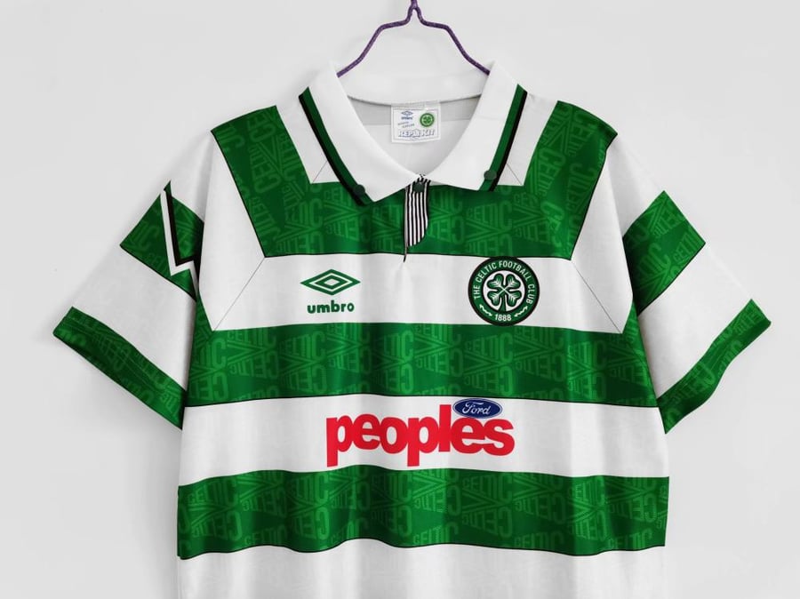 Celtic kit 1991-1992 season