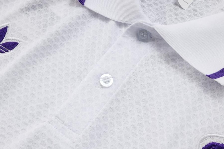 Summer training set polo Real Madrid 2025-2026 purple and white
