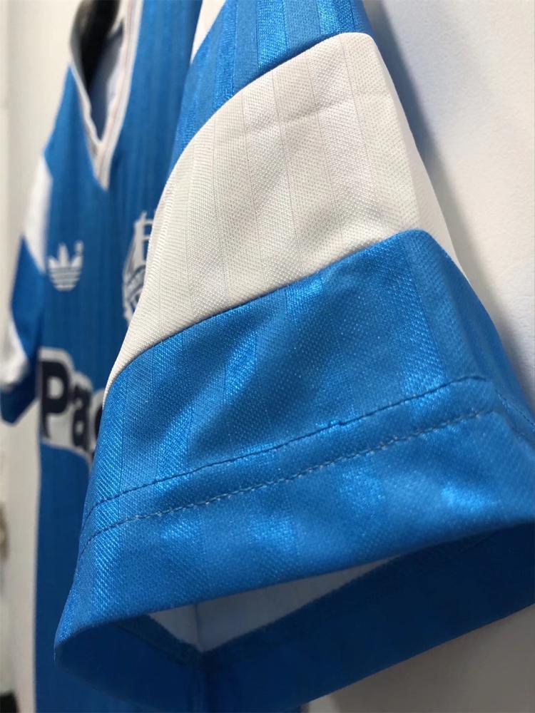 Olympique Marseille team 1990-1991 sky blue