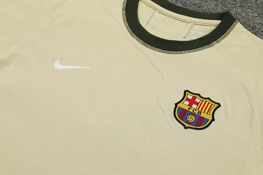 طقم تدريب صيفي برشلونة 2024-2025  قطن بيج