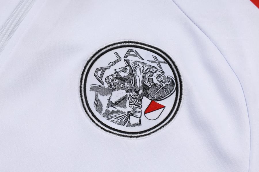 Winter training set Ajax 2025-2026 white full zipper