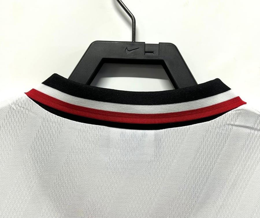 Manchester United kit for the 1996-1997 season, white
