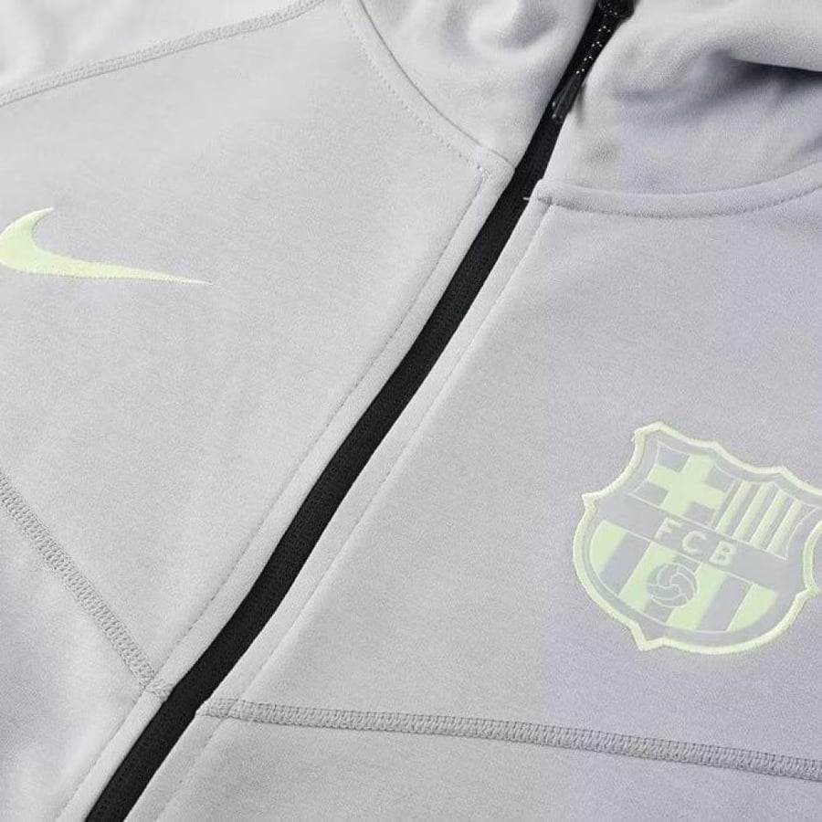Barcelona jacket set 2025-2026 gray