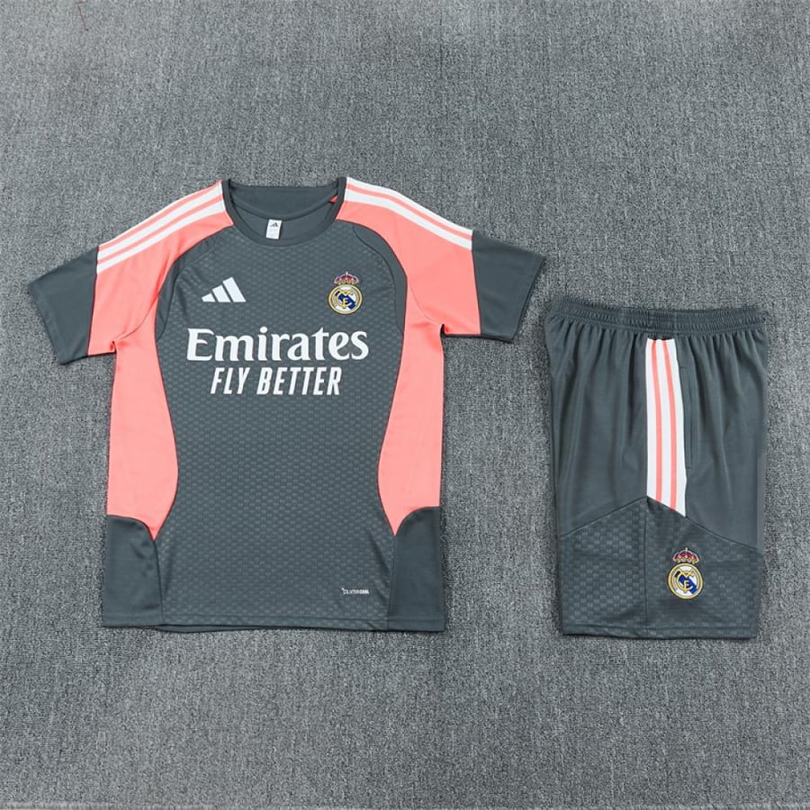 طقم تدريب صيفي ريال مدريد 2026-2027 رمادي
