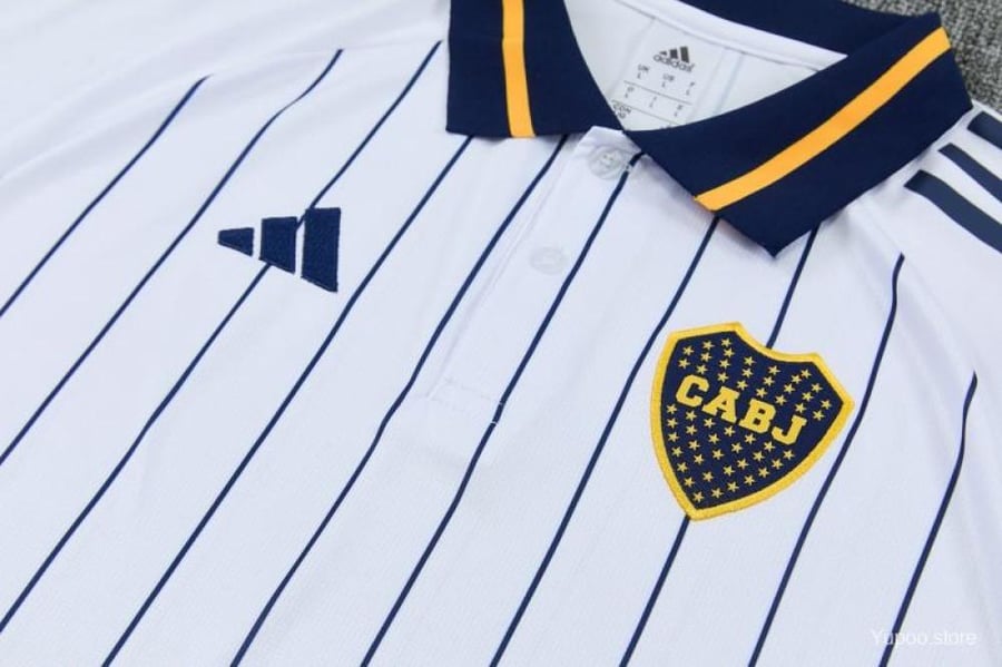 Summer training set Polo Boca Juniors 2025-2026 white