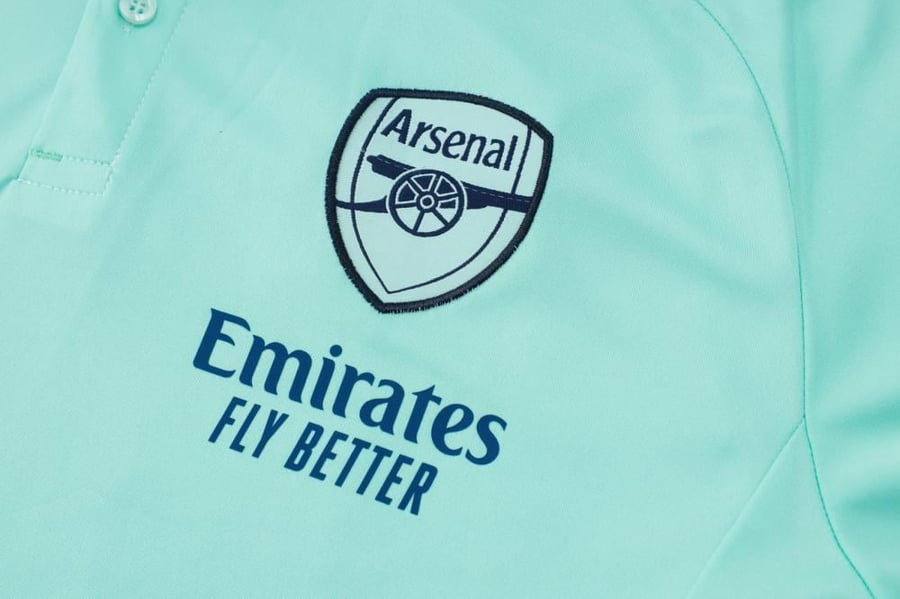 Summer training set polo Arsenal 2024-2025 sky blue