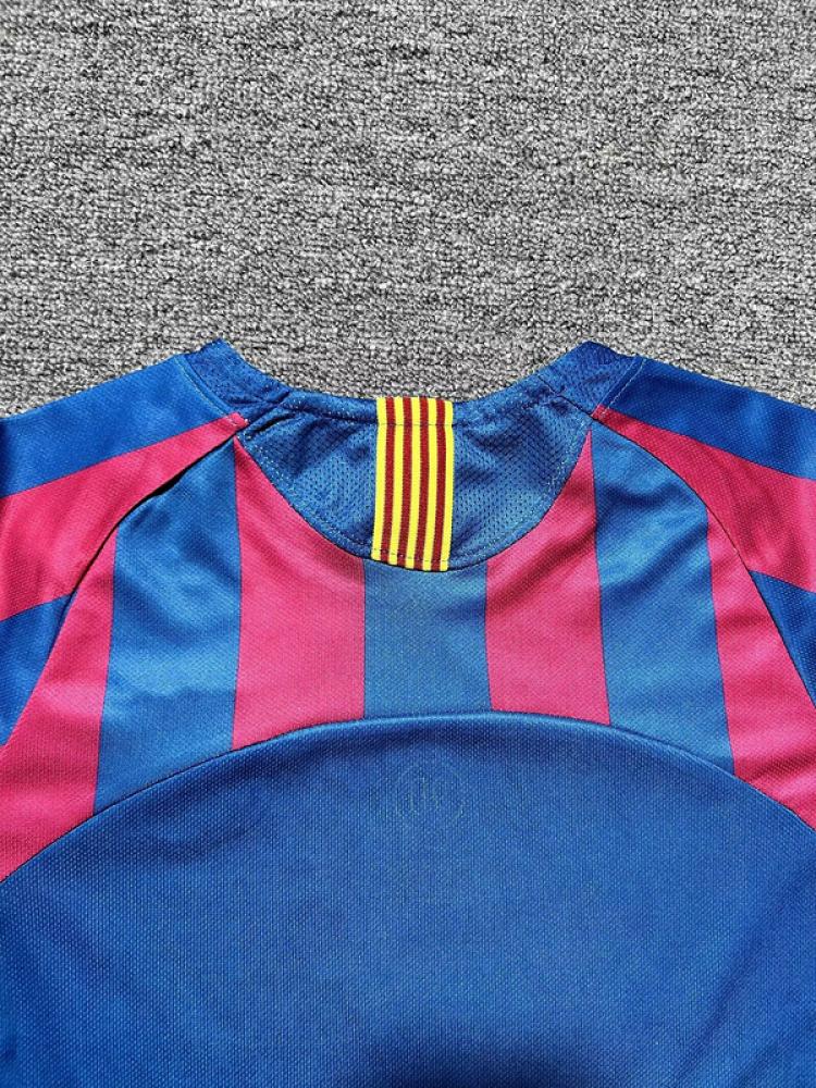 Barcelona team 2005-2006 season children long sleeve