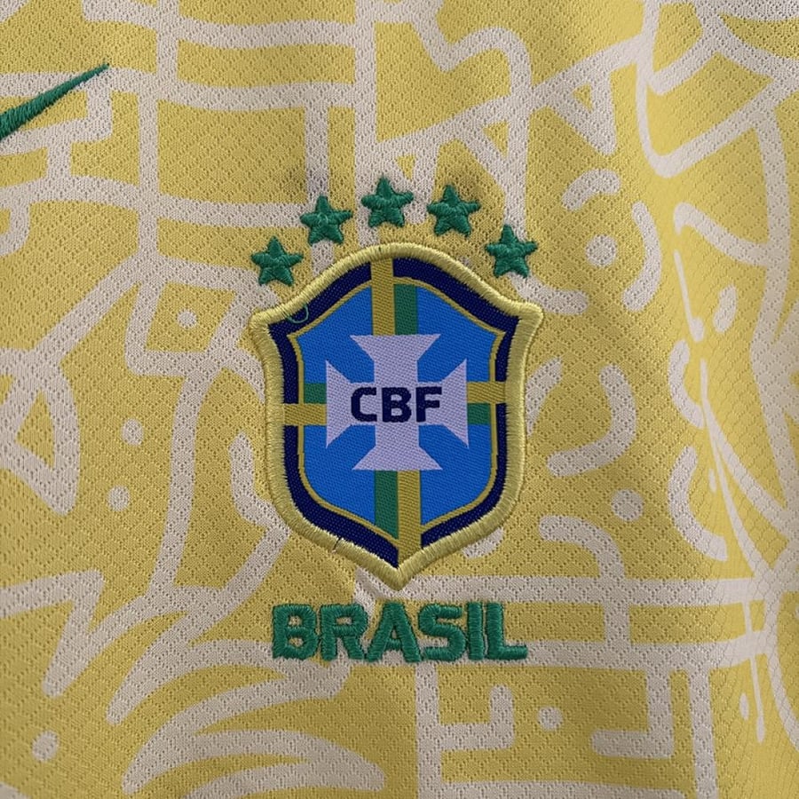 طقم منتخب البرازيل اساسي 2025-2026 اطفال