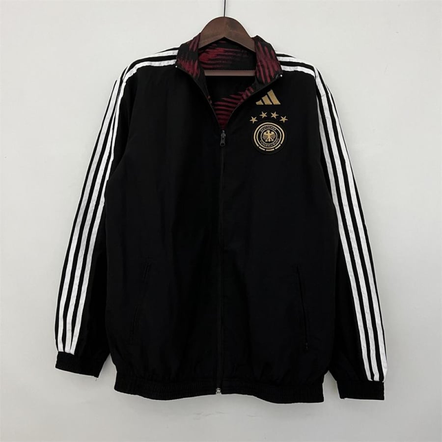 Germany national team double-sided jacket 2024-2025 black and red