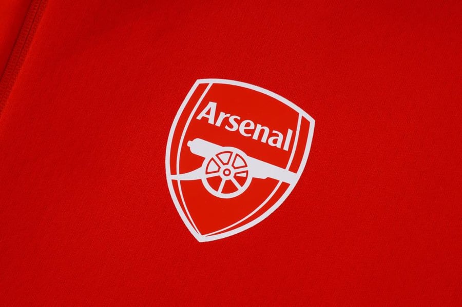 Winter training set Arsenal 2025-2026 jacket cap red
