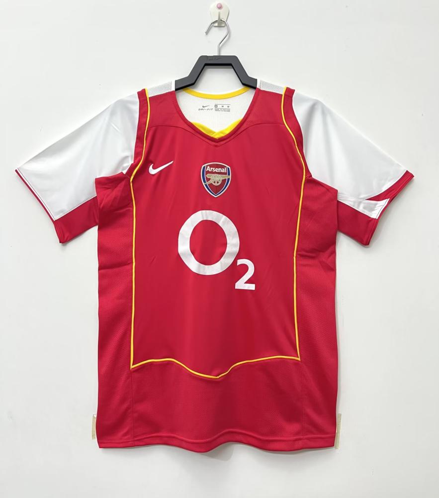 Arsenal set 2004-2005 red