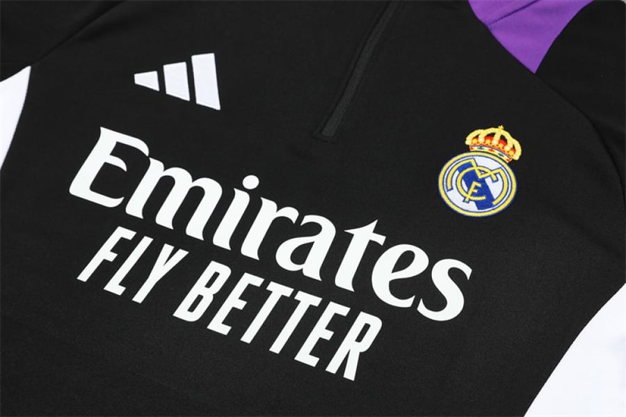 Winter training set Real Madrid 2024-2025 black