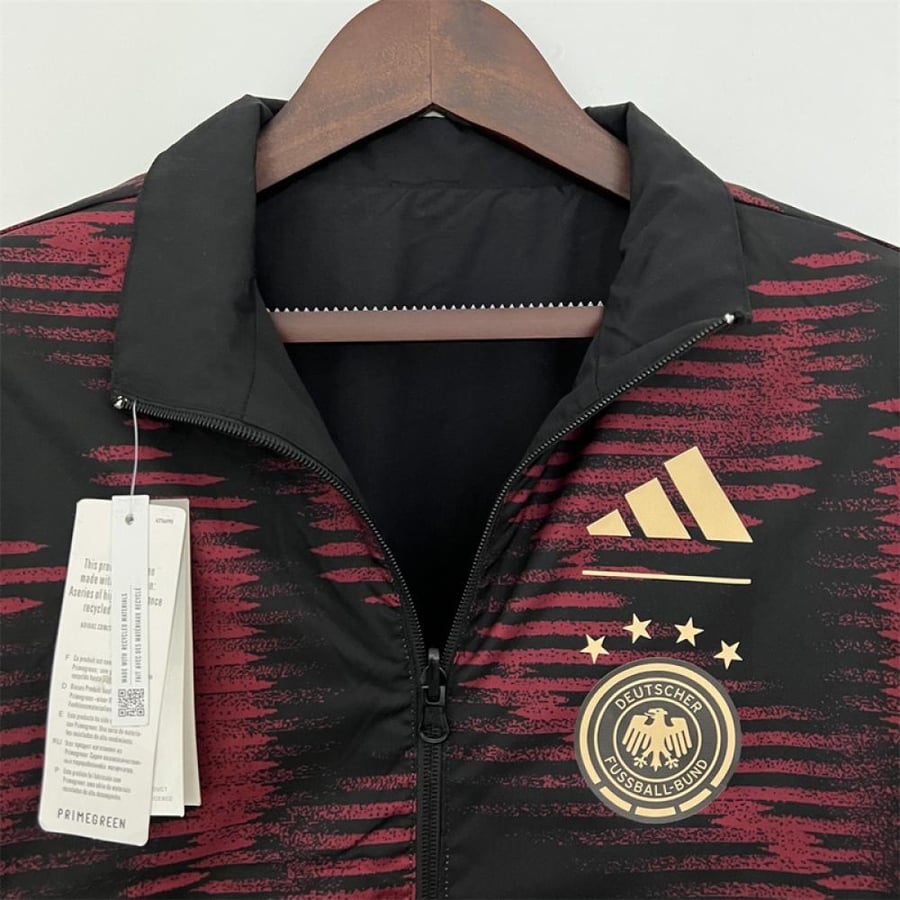 Germany national team double-sided jacket 2024-2025 black and red