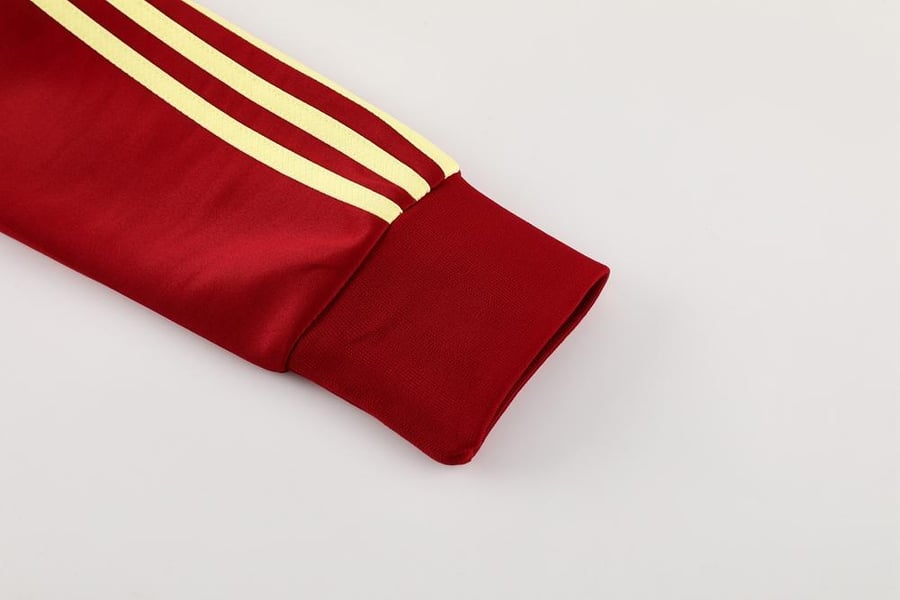 Winter training set Roma 2024-2025 red full zipper