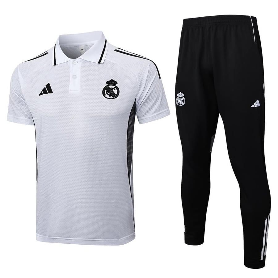 Summer training set polo Real Madrid 2025-2026 white