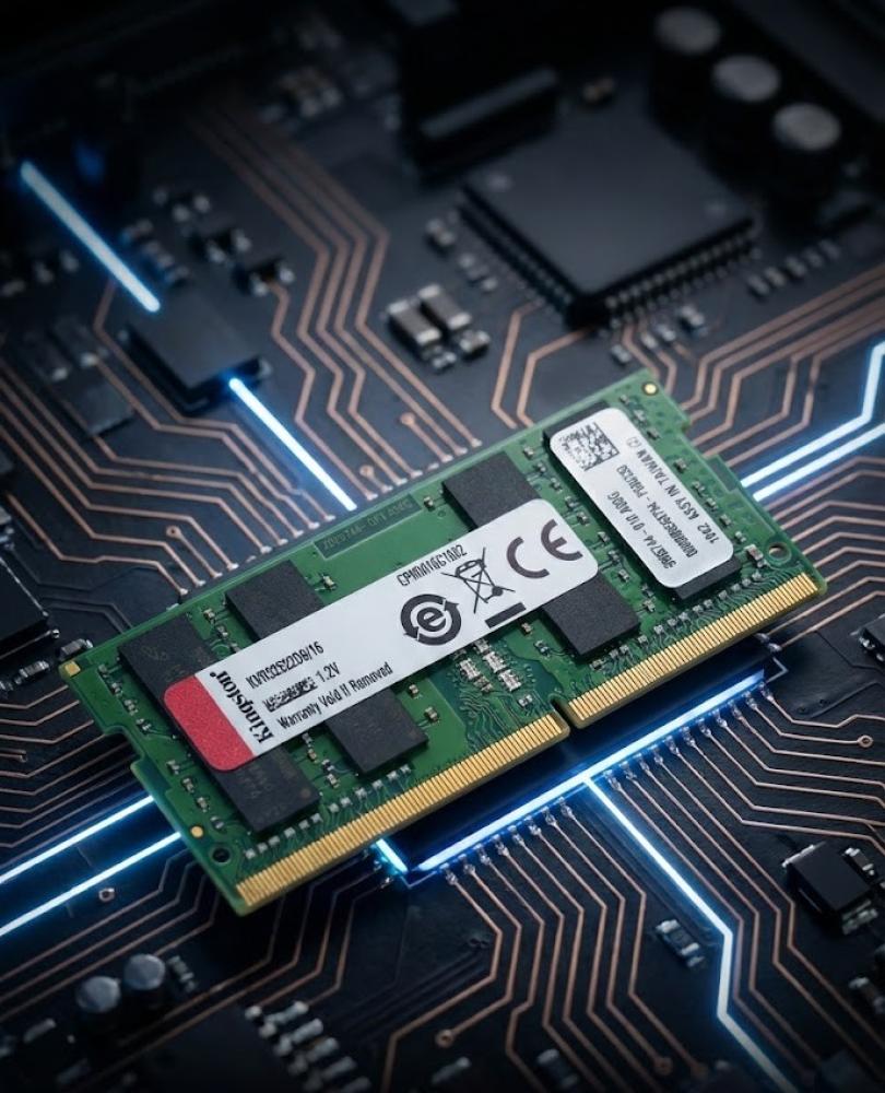 ذاكرة Kingston DDR4 بسعة 16 جيجابايت للابتوب – سرعة 3200MHz لأداء قوي واستقرار عالي