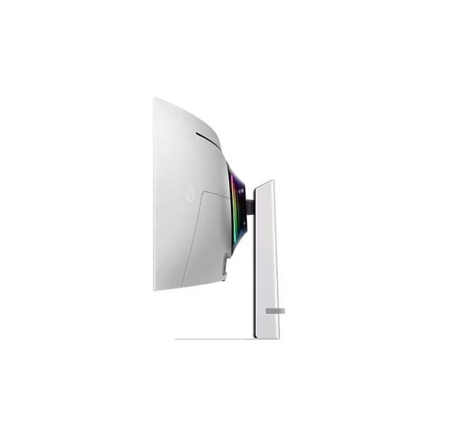 شاشة Samsung Odyssey OLED G9 مقاس 49 بوصة – OLED منحنية، 240Hz، سماعات مدمجة، لون فضي | LS49CG934SMXUE