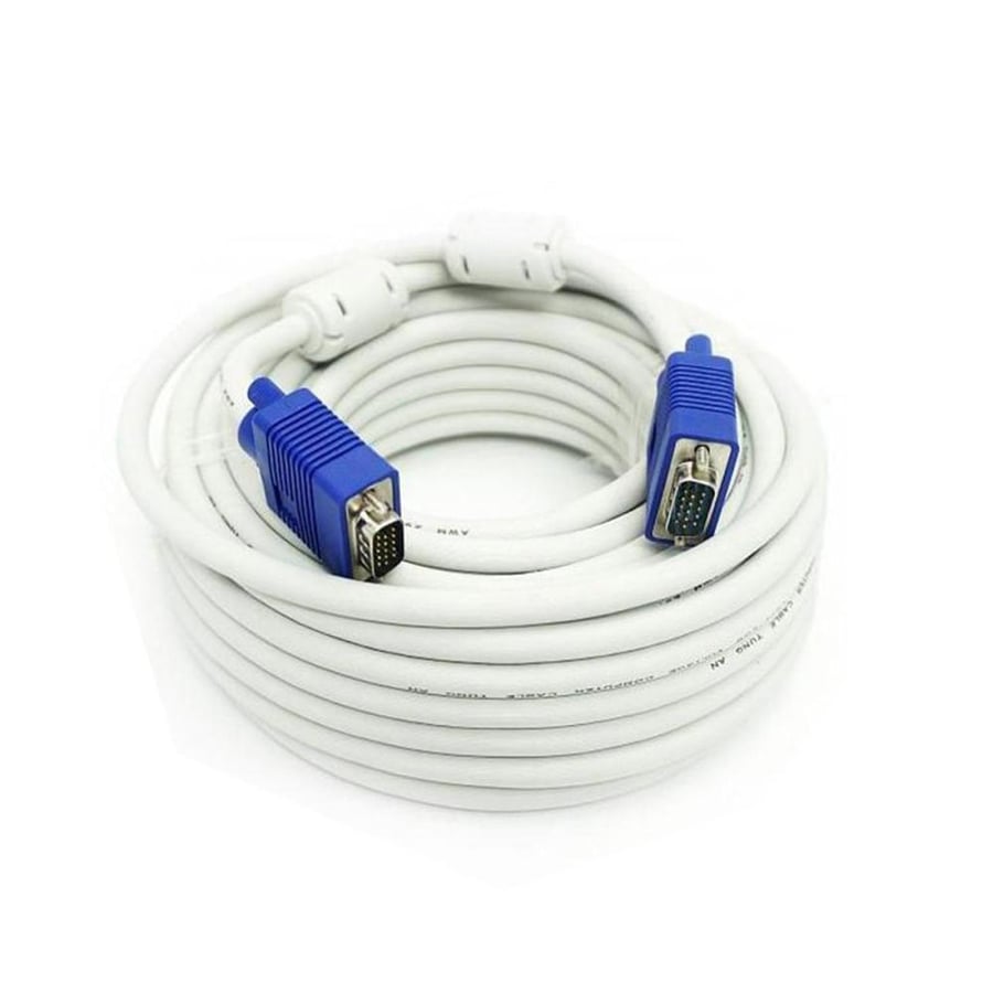 VGA Cable 10M - كيبل فيجا 10 متر لتوصيل الكمبيوتر بالشاشة بجودة عالية