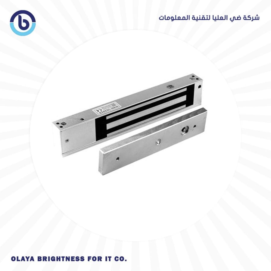 MAGNETIC LOCK 350KGقفل الكترومغناطيسي, قدرة 350 كجم (770 باوند) مع مؤشر