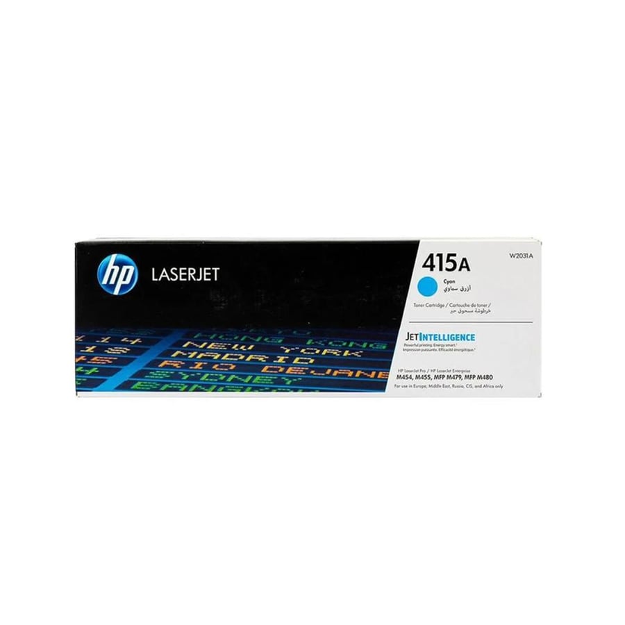 خرطوشة حبر HP 415A - سماوي (W2031A) للطابعات الليزرية الملونة