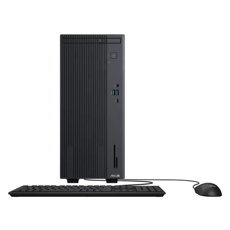 كمبيوتر ASUS ExpertCenter D500 Mini Tower بمعالج Intel Core 7 240H وذاكرة 16GB DDR5 وتخزين 512GB PCIe 4.0 NVMe SSD