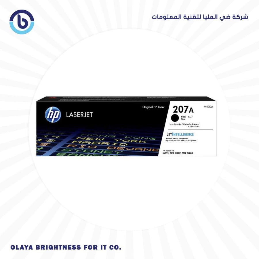 HP TONER 207A W2210A BLK