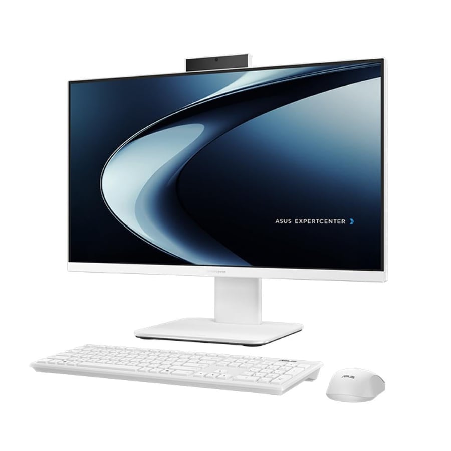 ASUS ExpertCenter AIO White 23.8-inch FHD Touch All-in-One PC with Intel Core 7, 16GB DDR5 and 1TB Storage