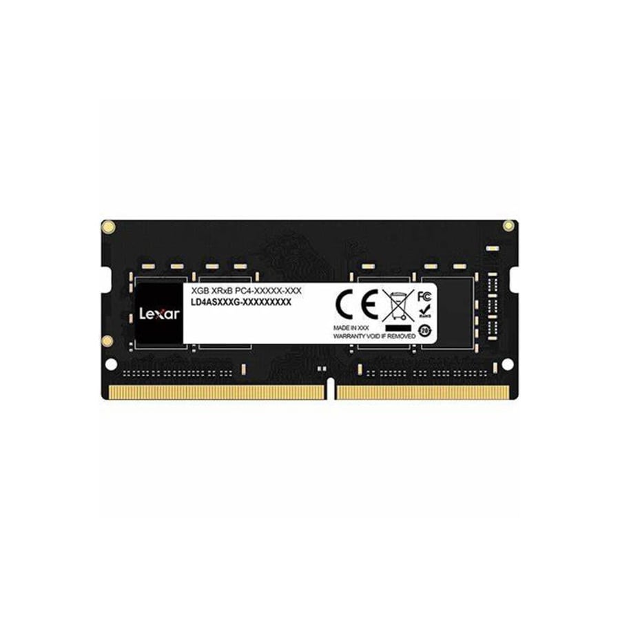 ذاكرة Lexar DDR4 So-DIMM سعة 16GB، سرعة 3200Mbps، CL22، 1.2V - بتغليف Blister  -  Lexar® DDR4 16GB 260 PIN So-DIMM 3200Mbps, CL22, 1.2V- BLISTER Package