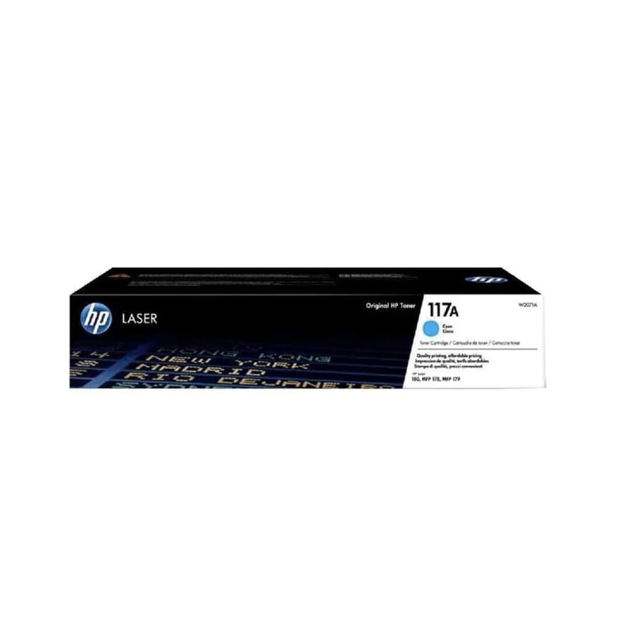 خرطوشة حبر HP 117A - سماوي (W2071A) للطابعات الليزرية