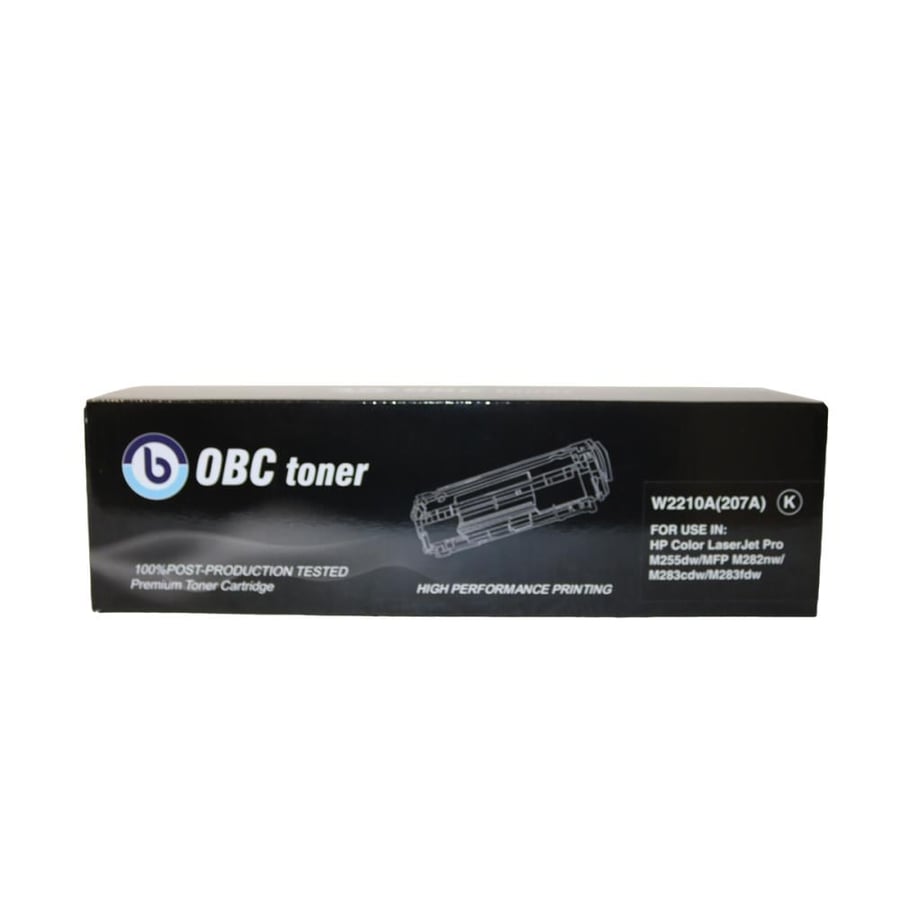 حبر طابعة ليزر 207A أسود (W2210A) للطابعات HP Color LaserJet Pro - OBC