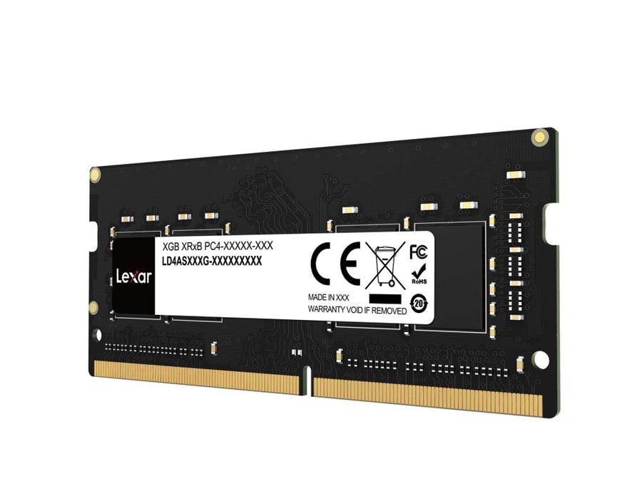 ذاكرة Lexar DDR4 So-DIMM سعة 16GB، سرعة 3200Mbps، CL22، 1.2V - بتغليف Blister  -  Lexar® DDR4 16GB 260 PIN So-DIMM 3200Mbps, CL22, 1.2V- BLISTER Package