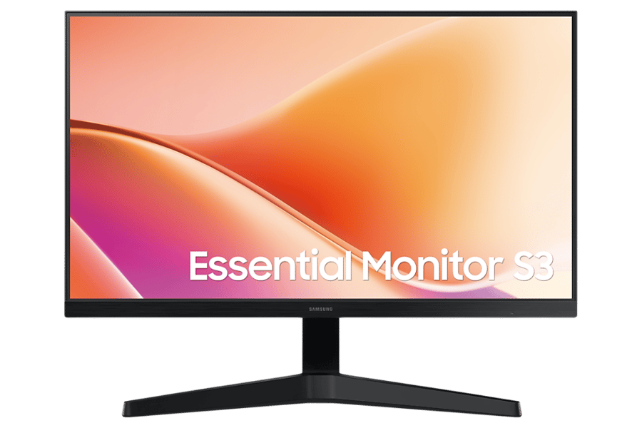 Samsung Essential 24" Monitor – FHD, VA Panel, 100Hz Refresh Rate, 5ms Response Time, Black | LS24F330EAMXUE
