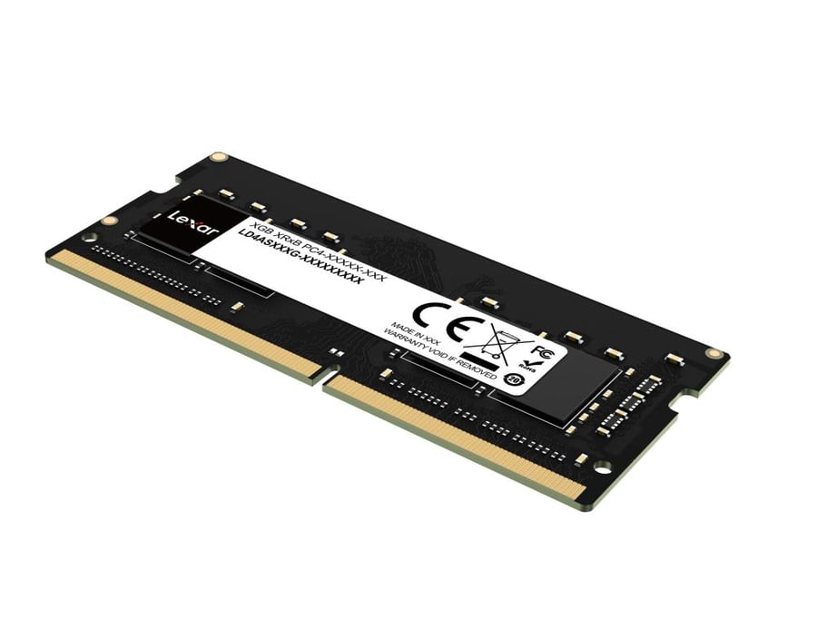 ذاكرة Lexar DDR4 So-DIMM سعة 16GB، سرعة 3200Mbps، CL22، 1.2V - بتغليف Blister  -  Lexar® DDR4 16GB 260 PIN So-DIMM 3200Mbps, CL22, 1.2V- BLISTER Package