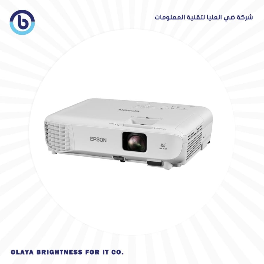 بروجيكتور ايبسون EB-X06 جهاز عرض ضوئي محمول بدقة عالية وإضاءة قوية