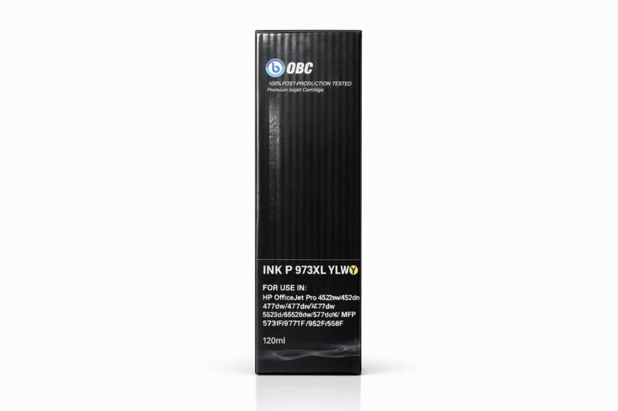 خرطوشة حبر OBC HP 973XL - أصفر (P973XL YEL) للطابعات PageWide Pro