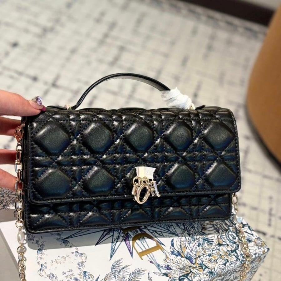 MISS DIOR MINI | حقيبة ديور  ( اسود )
