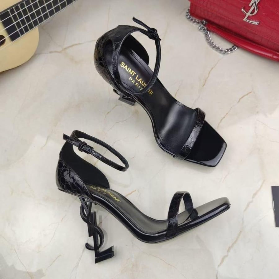 هيلز سان لوران - اسود تمساح YSL