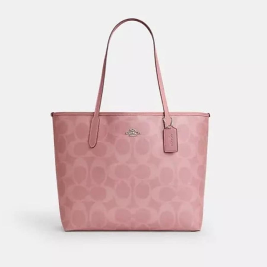 COACH City Tote Bag - كوتش بينك