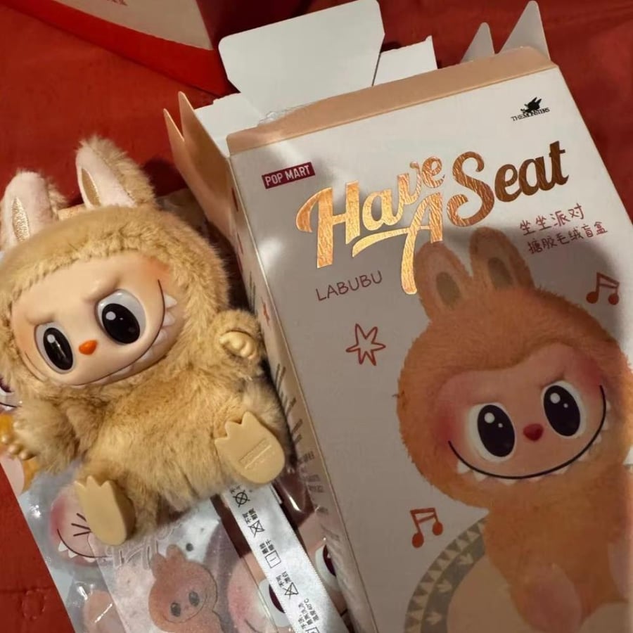 Pop Mart Labubu have a seat