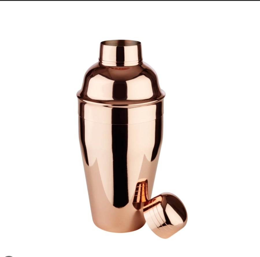 Stainless steel shaker 750ml copper