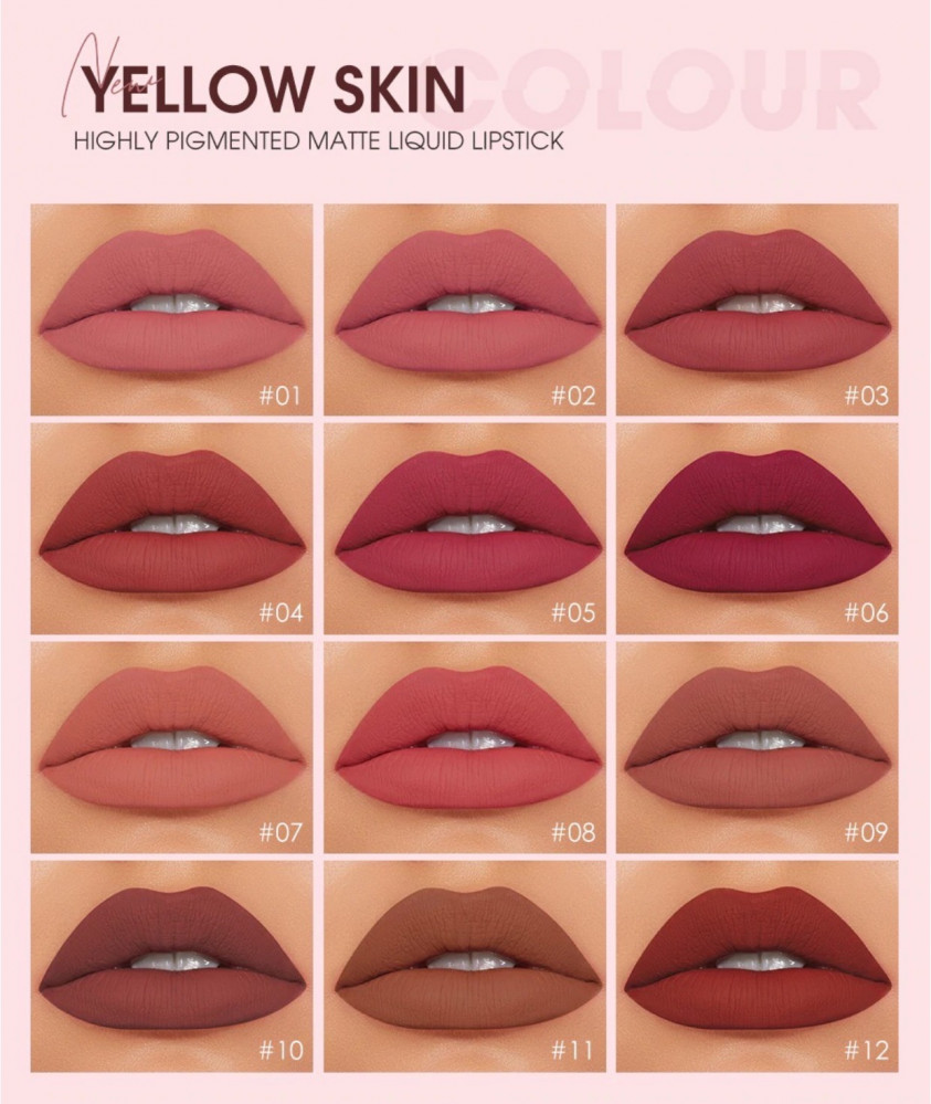 أحمر شفاه سائل مطفي - Cream orange red 08