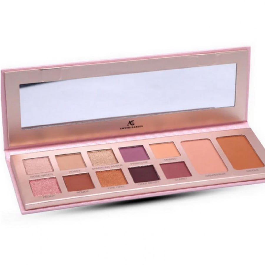 Eye shadow and blusher palette 12 colors from Amitis Garden